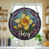Daffodil Personalised Stained Glass Effect Suncatcher